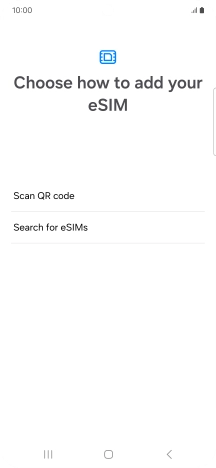 Press Scan QR code. Press Scan QR code.