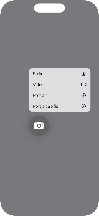 Press and hold the required function to see more actions.