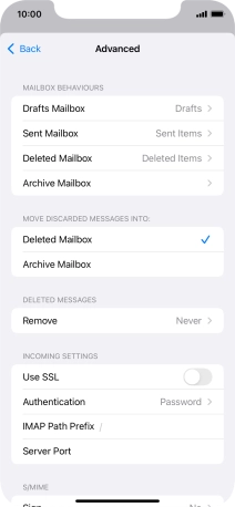 Press the indicator next to Press the indicator next to