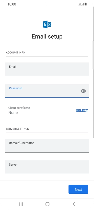 To turn on the function, press SELECT and follow the instructions on the screen to install the required certificate. To turn on the function, press SELECT and follow the instructions on the screen to install the required certificate.