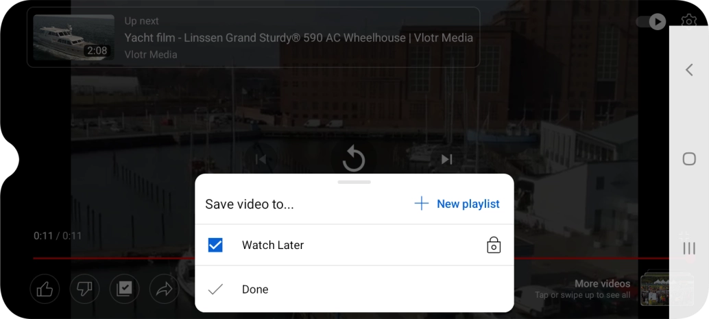 Press the required playlist.