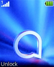 Press and hold the Left selection key until the key lock is turned off.