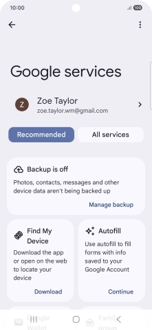 Press Find My Device. Press Find My Device.
