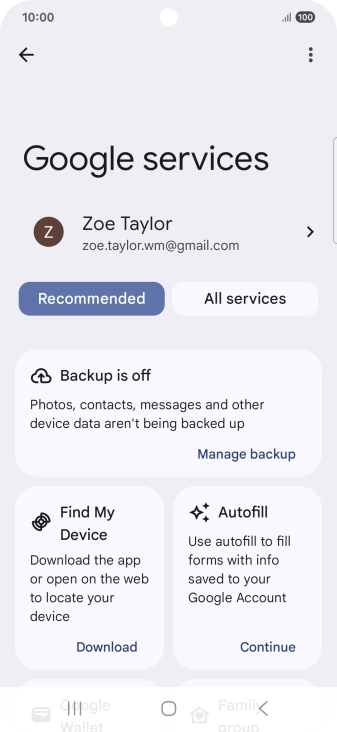 Press Find My Device. Press Find My Device.