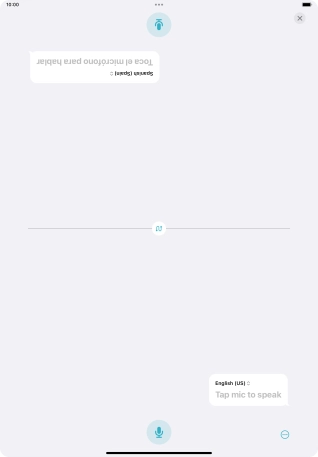 Press the end icon to end two-way view.