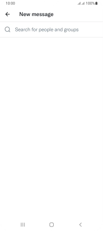 Press the search field.