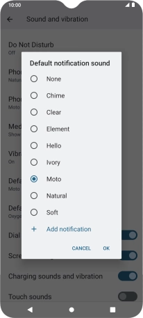 Press the required message tones to hear them. Press the required message tones to hear them.