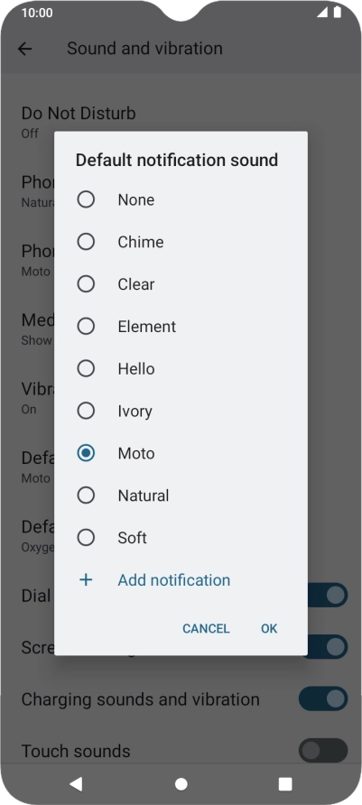 Press the required message tones to hear them. Press the required message tones to hear them.