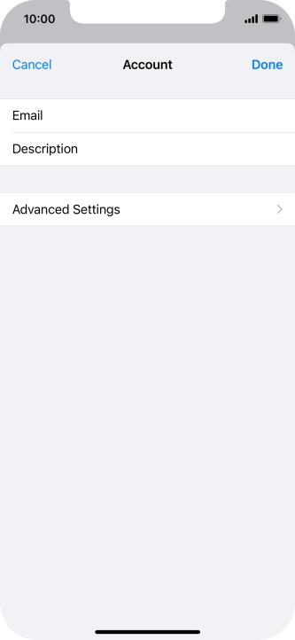 Press Advanced Settings.