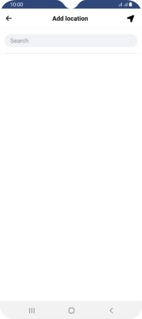 Press the search field and key in the required search word. Press the search field and key in the required search word.