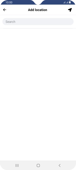 Press the search field and key in the required search word. Press the search field and key in the required search word.