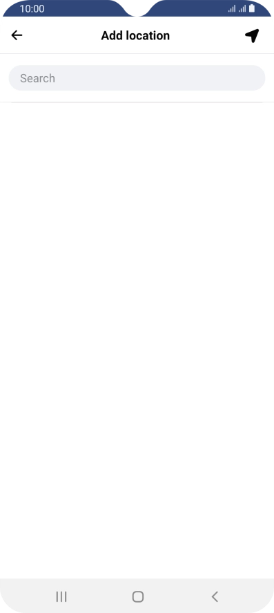 Press the search field and key in the required search word. Press the search field and key in the required search word.