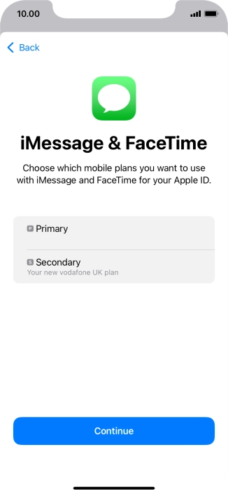 Press the required price plan.