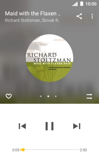 Press arrow right to go to the next audio file.