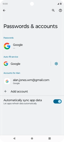 Press the Home key to return to the home screen.