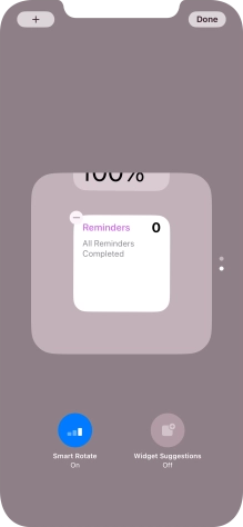 Press Smart Rotate to turn the function on or off.