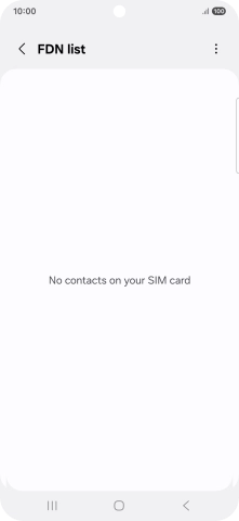 Press the menu icon.