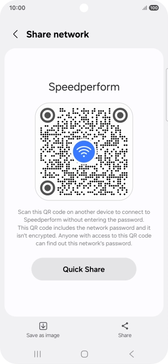 Place the QR code inside the camera frame on the other device to scan the code.
