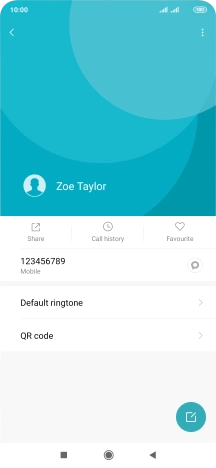 Press the Home key to return to the home screen.