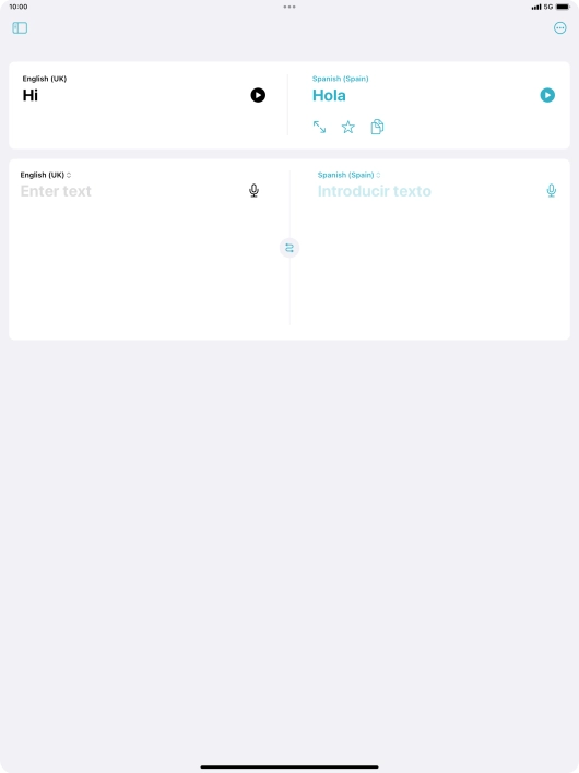 Press the screen size icon.