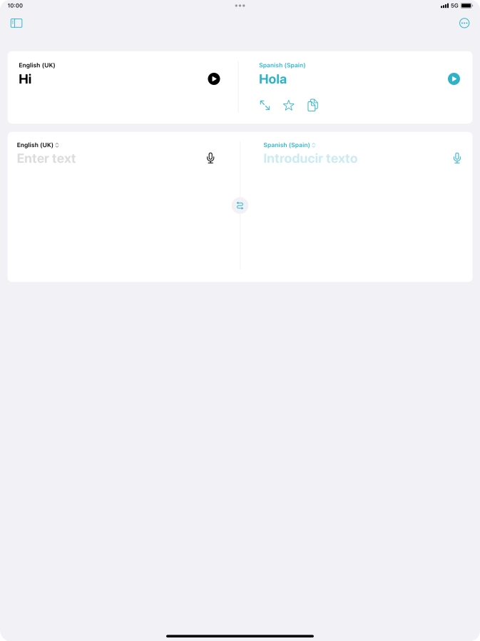 Press the screen size icon.