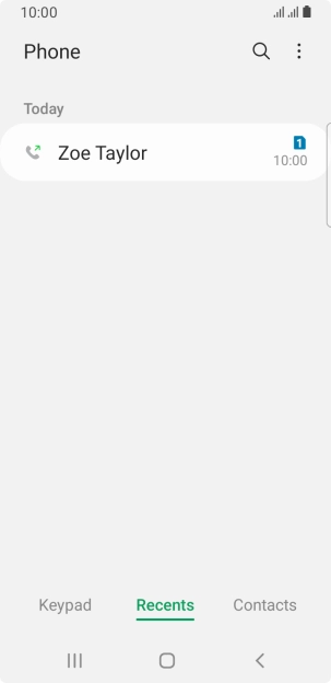 Press the required number.