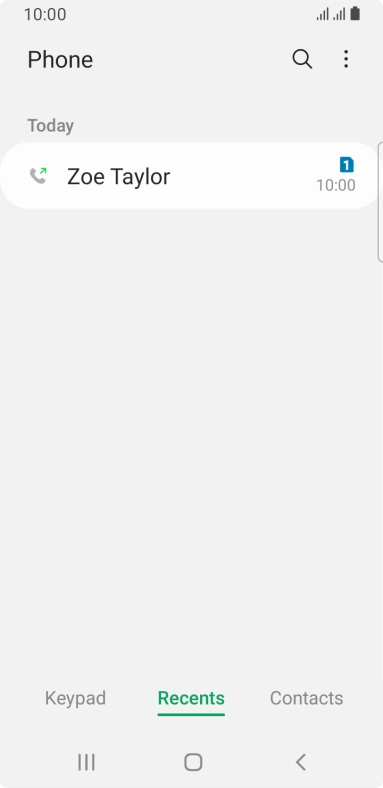 Press the required number.