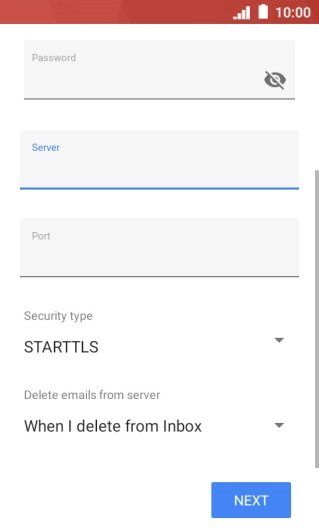 Press the field below 