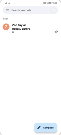 Press the profile icon.