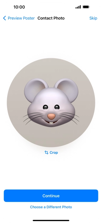 Follow the instructions on the screen to customise the selected picture and press Continue. Follow the instructions on the screen to customise the selected picture and press Continue.