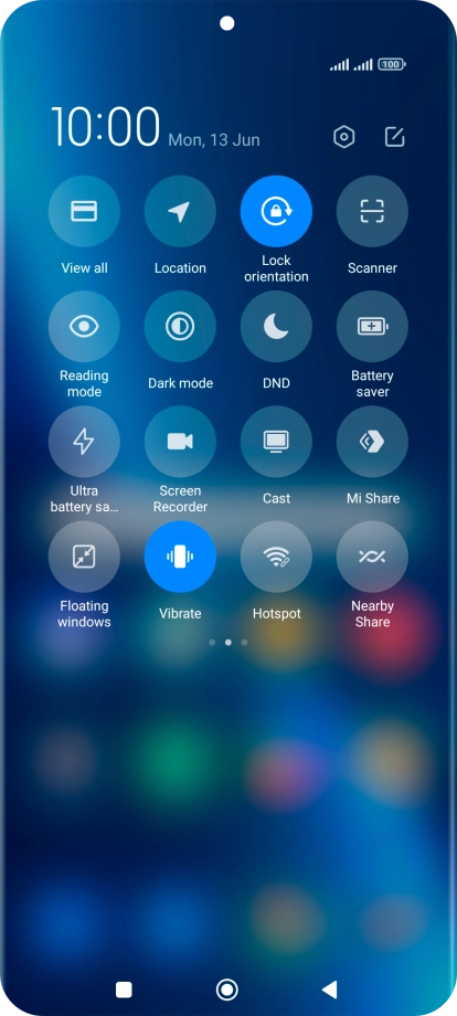 Press Battery saver to turn on the function.