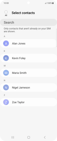 Press the field above 