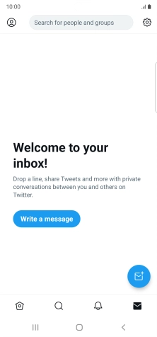 Press the new message icon.