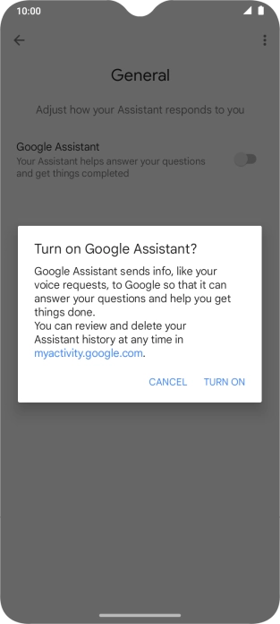 If you turn on the function, press TURN ON. If you turn on the function, press TURN ON.
