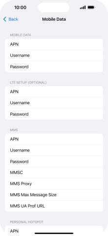 Press APN and key in wap.vodafone.co.uk.