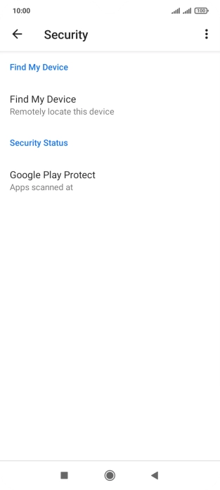 Press Find My Device.