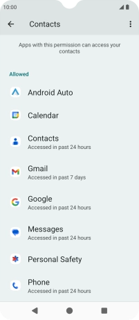 Press the required app.