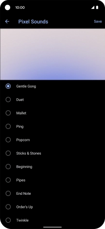 Press the required message tones to hear them. Press the required message tones to hear them.