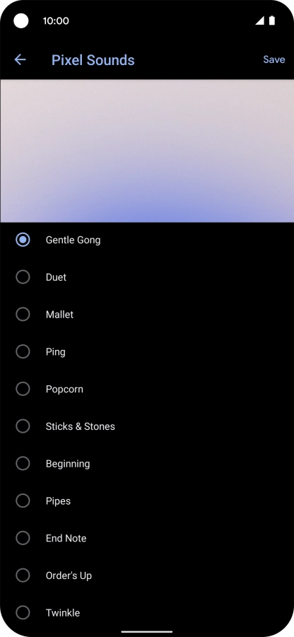Press the required message tones to hear them. Press the required message tones to hear them.