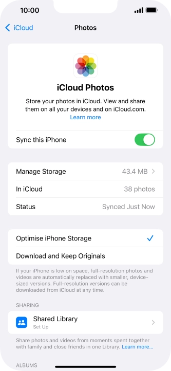 Press the indicator next to Press the indicator next to