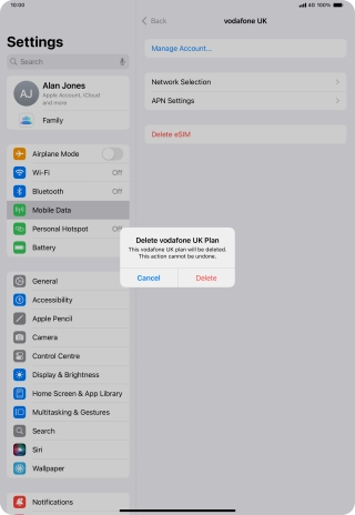 Press Delete. Press Delete.