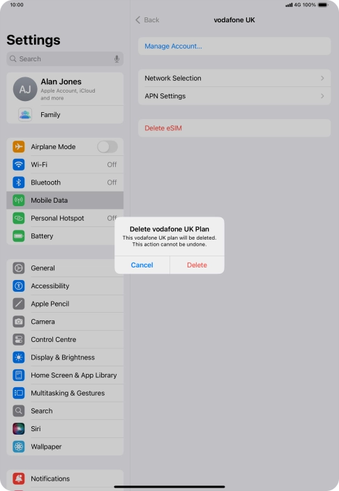 Press Delete. Press Delete.