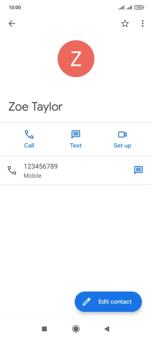 Press the Home key to return to the home screen.