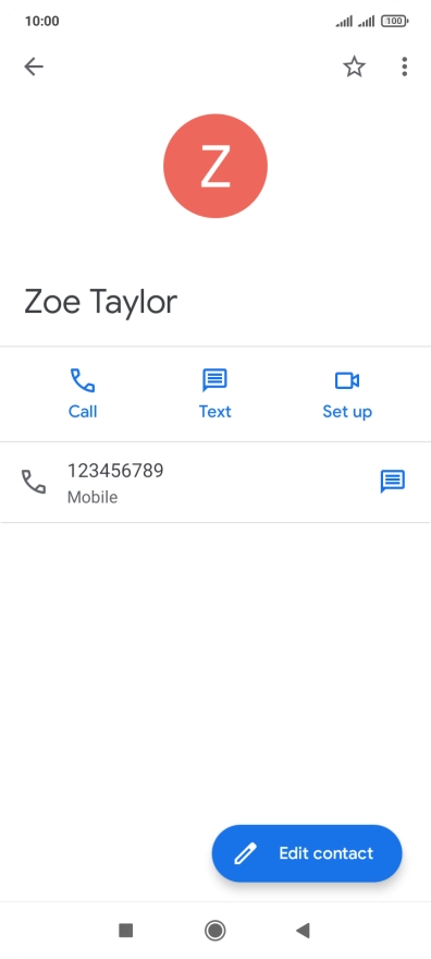 Press the Home key to return to the home screen.