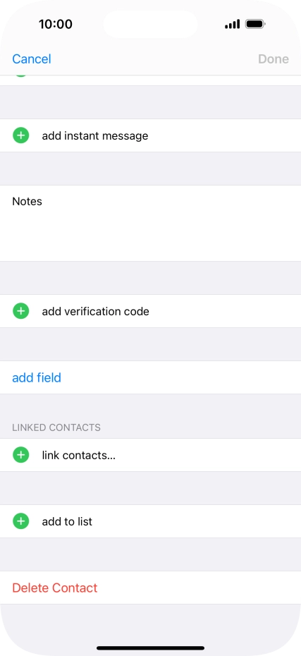 Press link contacts....