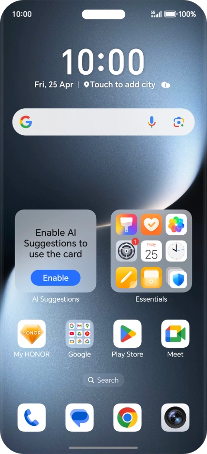 The network mode icon shows the network mode currently used by your phone.