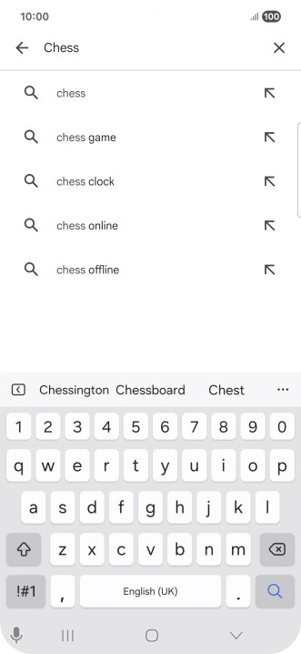Key in the name or subject of the required app and press the search icon. Key in the name or subject of the required app and press the search icon.