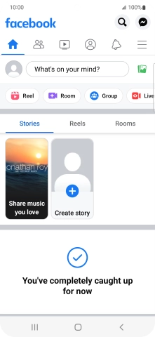 Press the text input field.