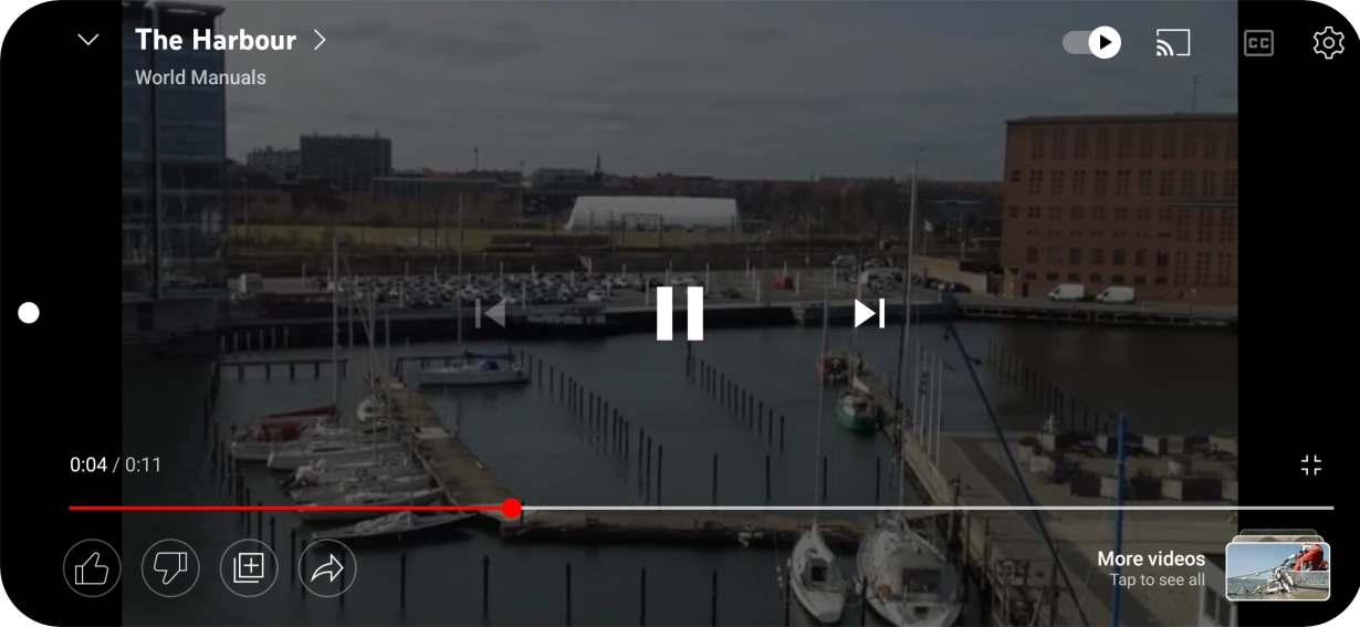 Press the add icon. Press the add icon.