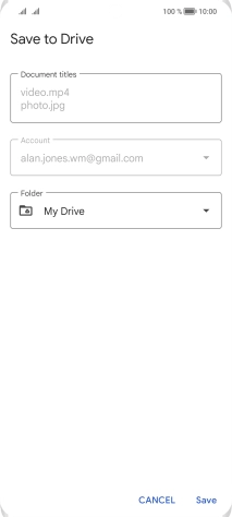 Press the field below 